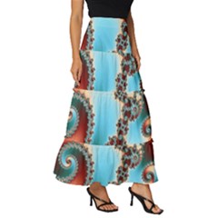 Tiered Ruffle Maxi Skirt 