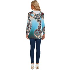 Long Sleeve Drawstring Hooded Top 