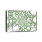 Green Abstract Fractal Background Texture Mini Canvas 6  x 4  (Stretched)