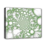 Green Abstract Fractal Background Texture Canvas 10  x 8  (Stretched)