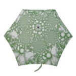 Green Abstract Fractal Background Texture Mini Folding Umbrellas