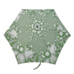 Green Abstract Fractal Background Texture Mini Folding Umbrellas