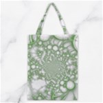 Green Abstract Fractal Background Texture Classic Tote Bag