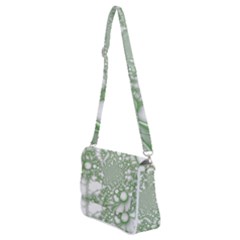Shoulder Bag with Back Zipper 