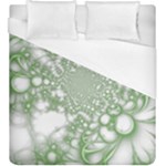 Green Abstract Fractal Background Texture Duvet Cover (King Size)