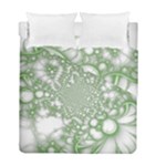 Green Abstract Fractal Background Texture Duvet Cover Double Side (Full/ Double Size)