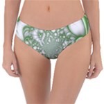 Green Abstract Fractal Background Texture Reversible Classic Bikini Bottoms