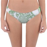 Green Abstract Fractal Background Texture Reversible Hipster Bikini Bottoms