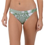 Green Abstract Fractal Background Texture Band Bikini Bottoms