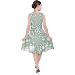 V-Neck Midi Sleeveless Dress  