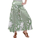 Green Abstract Fractal Background Texture Satin Palazzo Pants