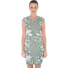 Capsleeve Drawstring Dress  