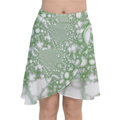 Chiffon Wrap Front Skirt 