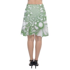 Chiffon Wrap Front Skirt 