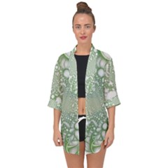 Open Front Chiffon Kimono 