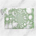 Green Abstract Fractal Background Texture Canvas Cosmetic Bag (XL)