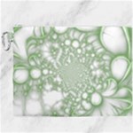 Green Abstract Fractal Background Texture Canvas Cosmetic Bag (XXXL)