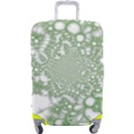 Green Abstract Fractal Background Texture Luggage Cover (Large)