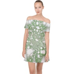 Off Shoulder Chiffon Dress 