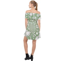 Off Shoulder Chiffon Dress 