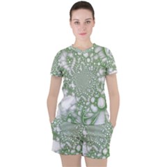 Women s Mesh T-Shirt and Shorts Set 