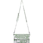 Green Abstract Fractal Background Texture Mini Crossbody Handbag