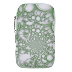 Green Abstract Fractal Background Texture Waist Pouch (Small) from ArtsNow.com