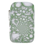 Green Abstract Fractal Background Texture Waist Pouch (Small)