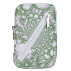 Green Abstract Fractal Background Texture Belt Pouch Bag (Small) from ArtsNow.com