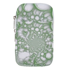 Green Abstract Fractal Background Texture Waist Pouch (Large) from ArtsNow.com