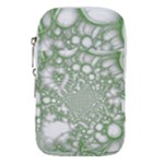 Green Abstract Fractal Background Texture Waist Pouch (Large)