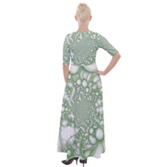 Half Sleeves Maxi Dress 