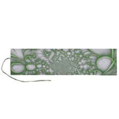Green Abstract Fractal Background Texture Roll Up Canvas Pencil Holder (L) from ArtsNow.com