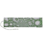 Green Abstract Fractal Background Texture Roll Up Canvas Pencil Holder (L)