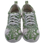 Green Abstract Fractal Background Texture Mens Athletic Shoes