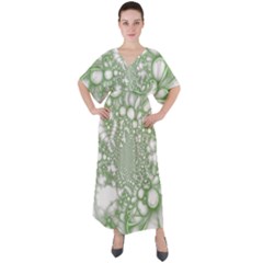 V-Neck Boho Style Maxi Dress 