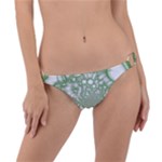 Green Abstract Fractal Background Texture Ring Detail Bikini Bottoms