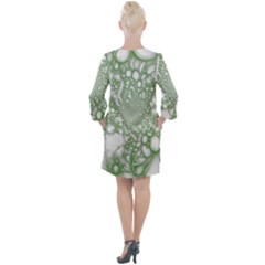 Open Neck Shift Dress 