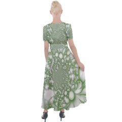 Button Up Short Sleeve Maxi Dress 