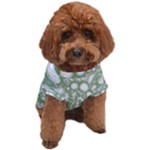 Green Abstract Fractal Background Texture Dog T-Shirt