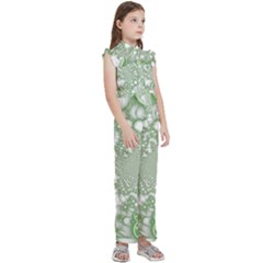 Kids  Sleeveless Ruffle Edge Band Collar Chiffon One Piece 