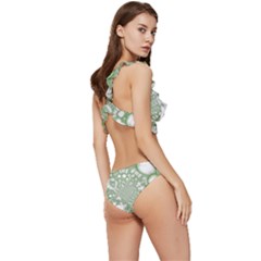 Low Cut Ruffle Edge Bikini Set 