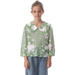 Green Abstract Fractal Background Texture Kids  Sailor Shirt