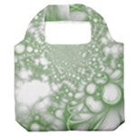 Green Abstract Fractal Background Texture Premium Foldable Grocery Recycle Bag