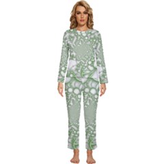 Womens  Long Sleeve Lightweight Pajamas Set 