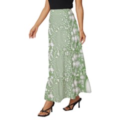 Tiered Ruffle Maxi Skirt 