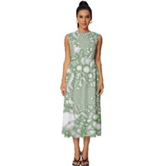Sleeveless Round Neck Midi Dress 