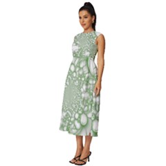Sleeveless Round Neck Midi Dress 