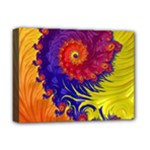 Fractal Spiral Bright Colors Deluxe Canvas 16  x 12  (Stretched) 