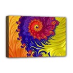 Fractal Spiral Bright Colors Deluxe Canvas 18  x 12  (Stretched)